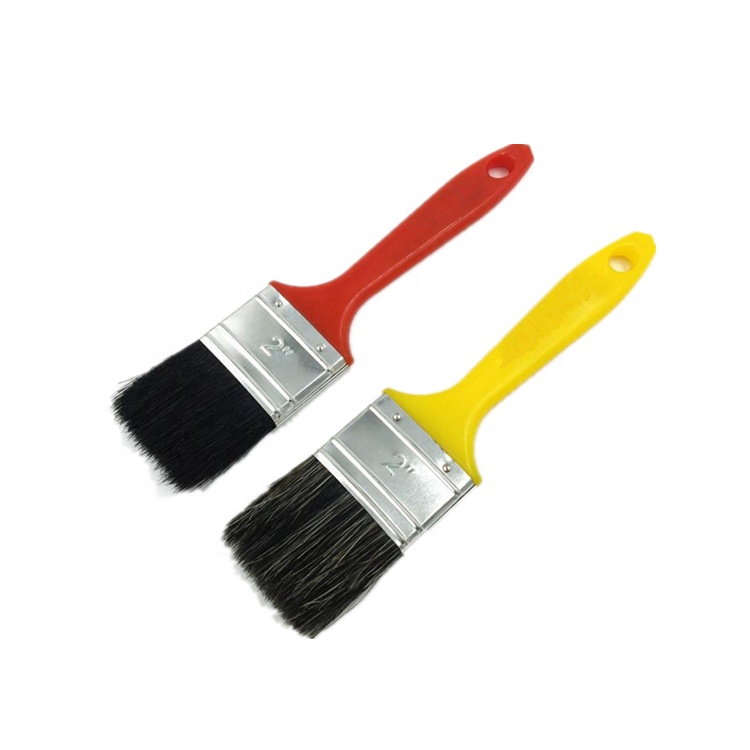 Brosse de peinture de sanglier de poignée en plastique de couleur Style de mode de brosse de gril de BBQ avec la qualité supérieure