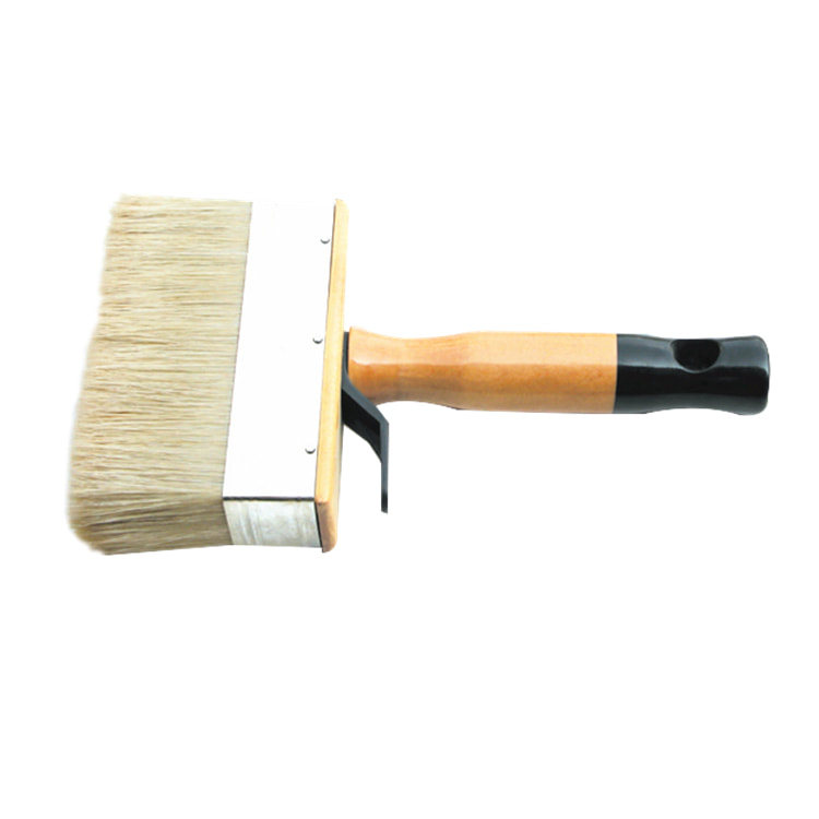 Prix ​​​​attrayant et raisonnable Brosse de plafond à poils en bloc avec manche en bois naturel de grande taille