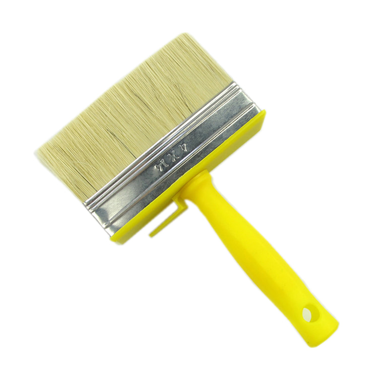 Échantillon gratuit outils à main décoration murale brosse bonne qualité poignée en plastique amovible cadre brosse de plafond