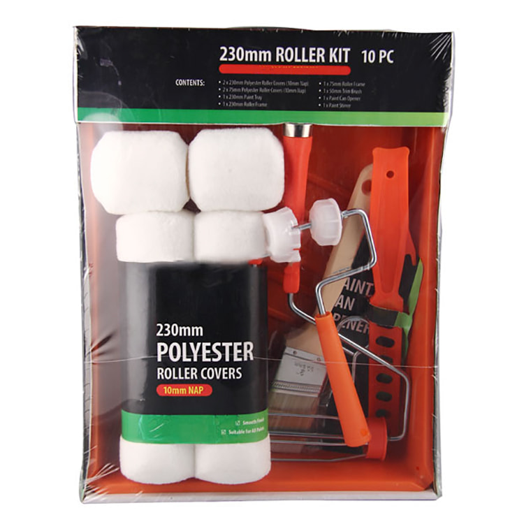 Outils attrayants et ensemble de plateaux de brosse à rouleau de peinture à prix raisonnable pour les projets de bricolage