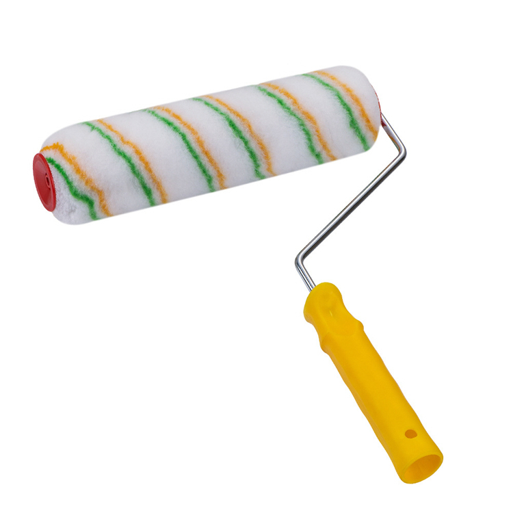 Outil décoratif professionnel de coureur de peinture de tissu chimique non pelucheux brosse de rouleau de 230mm